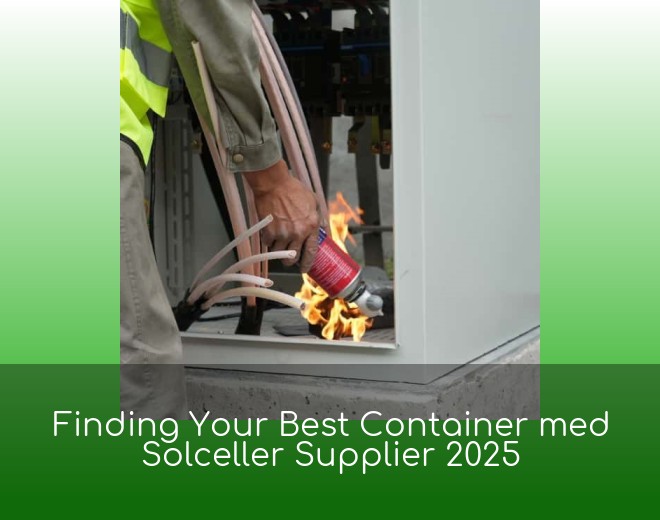 Finding Your Best Container med Solceller Supplier 2025