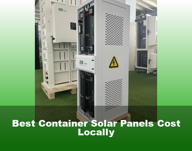 Best Container Solar Panels Cost Locally