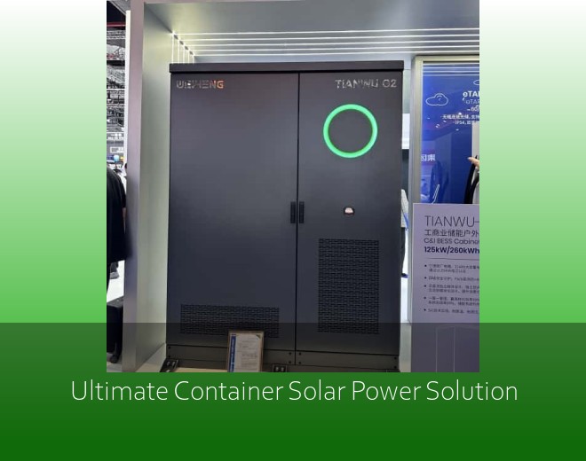 Ultimate Container Solar Power Solution