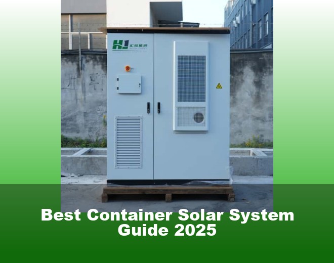 Best Container Solar System Guide 2025