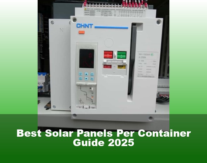 Best Solar Panels Per Container Guide 2025
