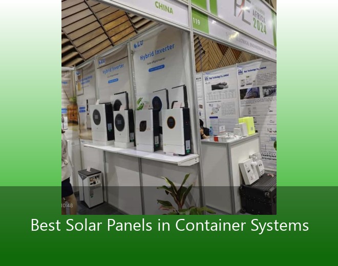 Best Solar Panels in Container Systems