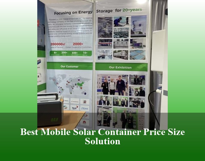Best Mobile Solar Container Price Size Solution