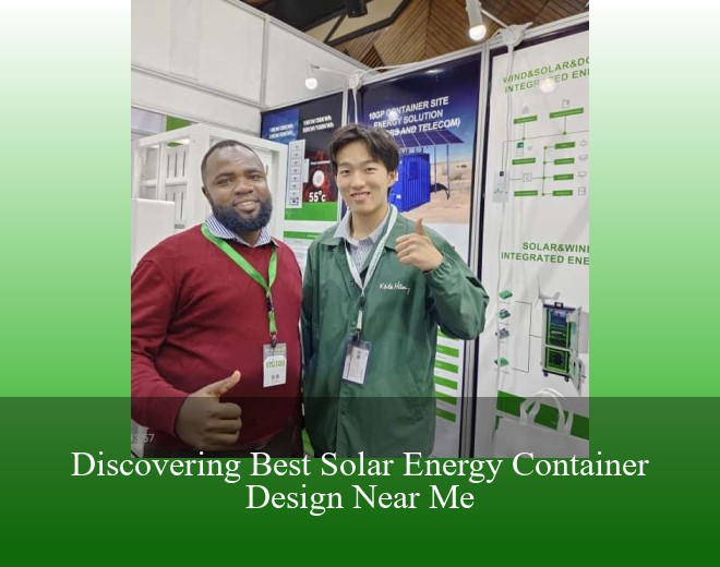 Discovering Best Solar Energy Container Design Near Me