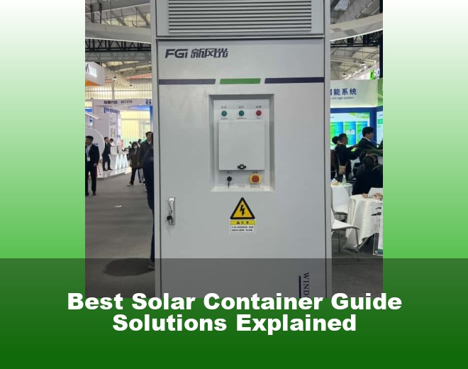 Best Solar Container Guide Solutions Explained