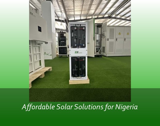 Affordable Solar Solutions for Nigeria