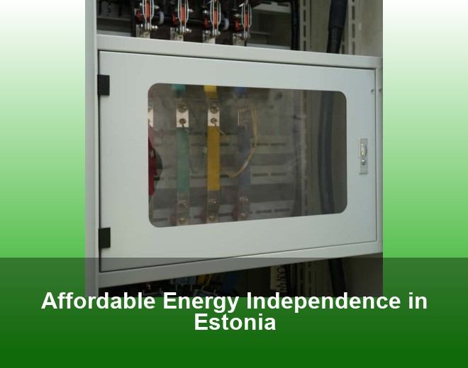 Affordable Energy Independence in Estonia
