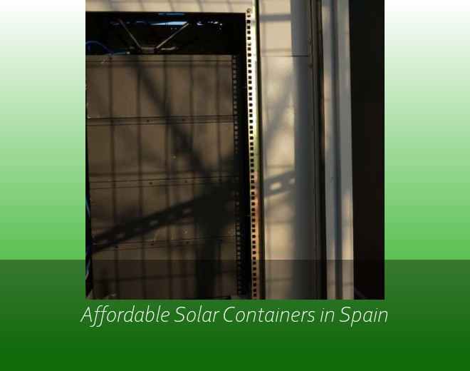 Affordable Solar Containers in Spain