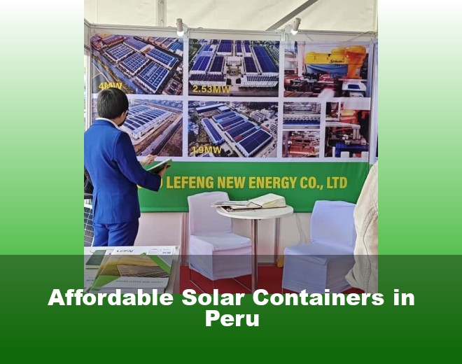 Affordable Solar Containers in Peru