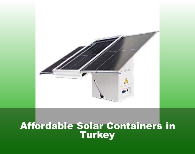 Affordable Solar Containers in Turkey