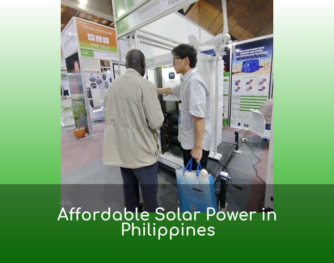 Affordable Solar Power in Philippines