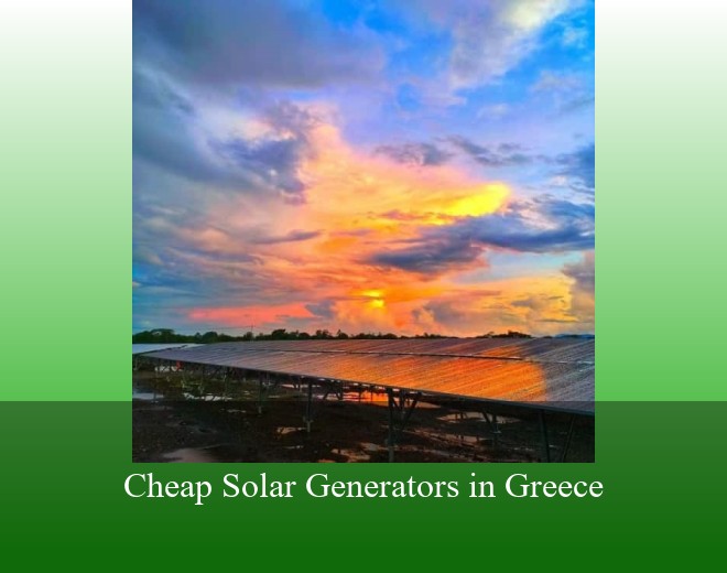 Cheap Solar Generators in Greece
