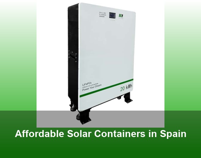 Affordable Solar Containers in Spain