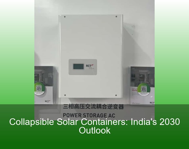 Collapsible Solar Containers: India's 2030 Outlook