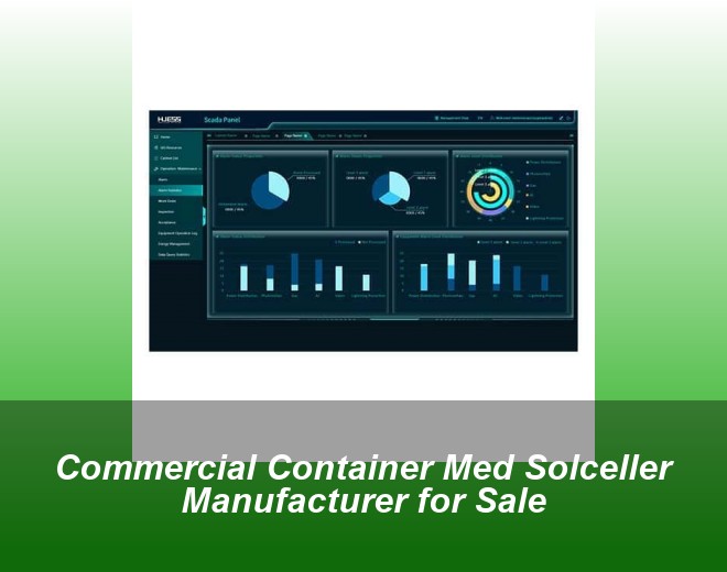 Commercial Container Med Solceller Manufacturer for Sale