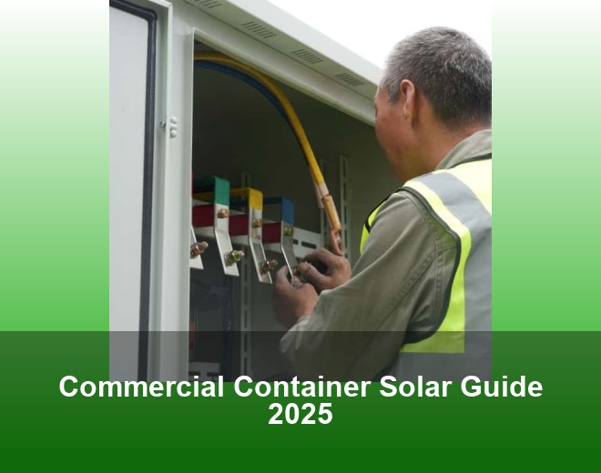 Commercial Container Solar Guide 2025