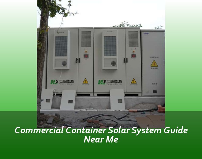 Commercial Container Solar System Guide Near Me