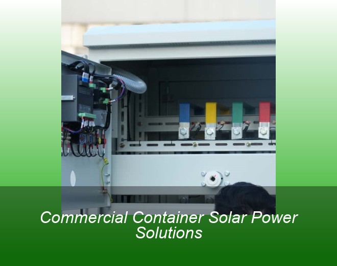 Commercial Container Solar Power Solutions