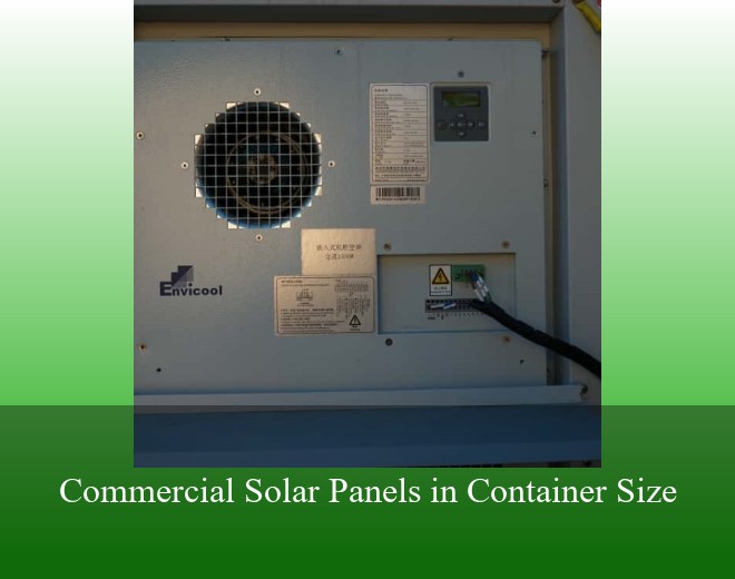 Commercial Solar Panels in Container Size