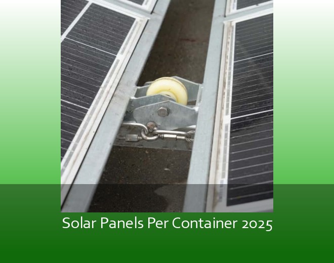Solar Panels Per Container 2025