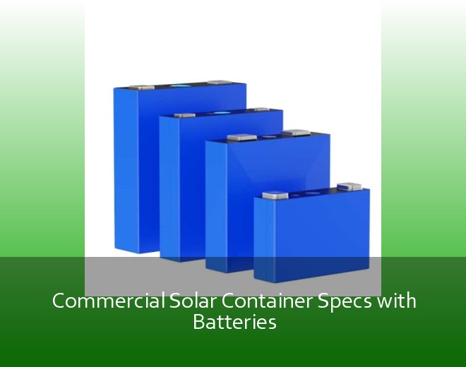 Commercial Solar Container Specs with Batteries
