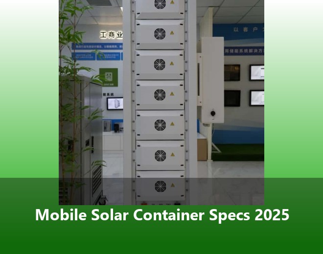 Mobile Solar Container Specs 2025