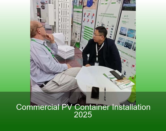 Commercial PV Container Installation 2025