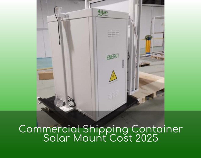 Commercial Shipping Container Solar Mount Cost 2025