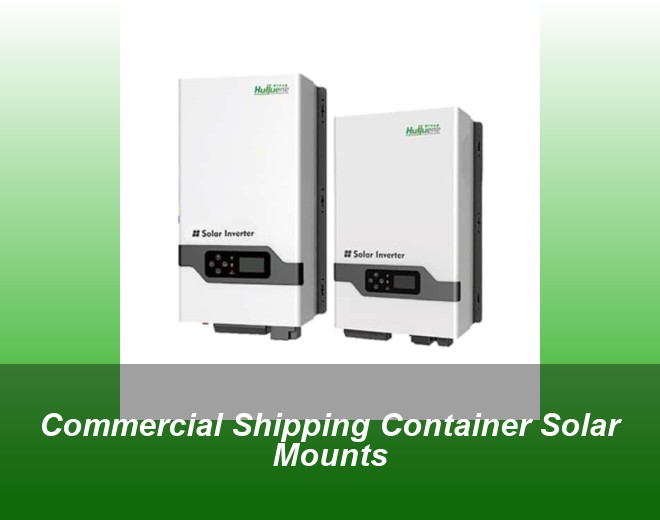 Commercial Shipping Container Solar Mounts