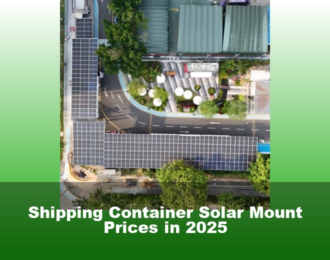 Shipping Container Solar Mount Prices in 2025