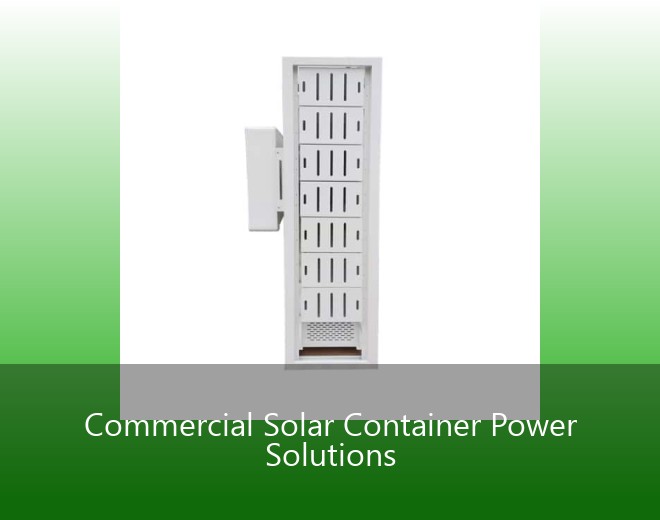 Commercial Solar Container Power Solutions