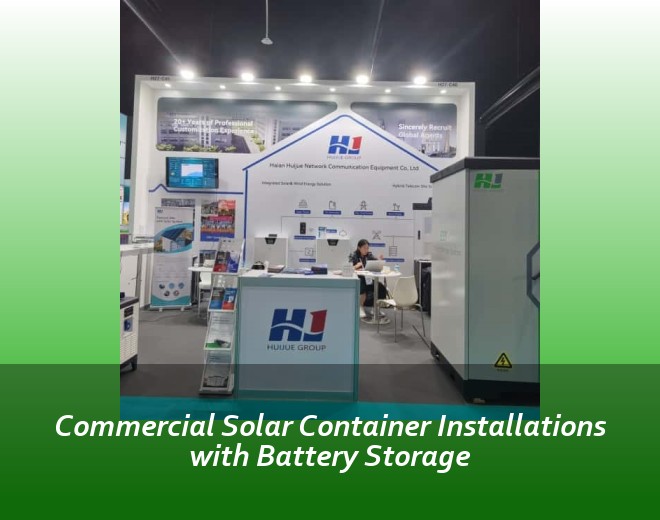 Commercial Solar Container Installations with Battery Storage