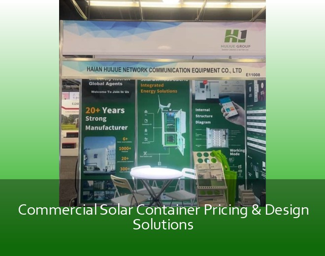 Commercial Solar Container Pricing & Design Solutions