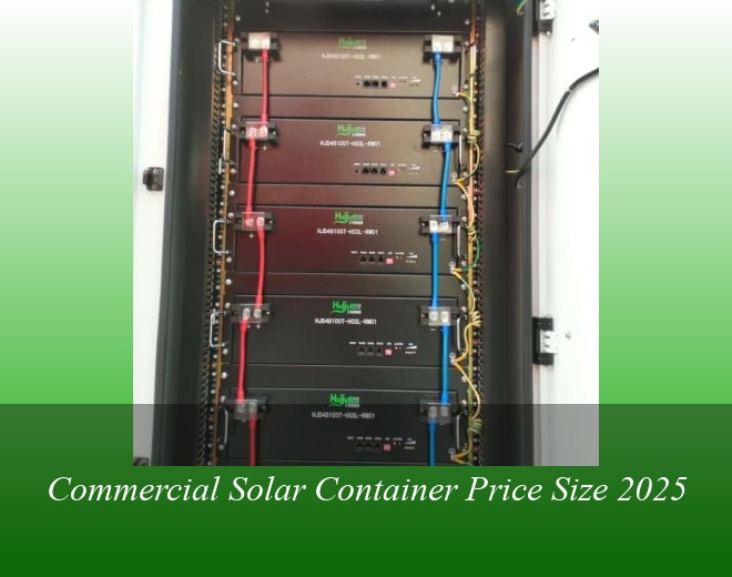 Commercial Solar Container Price Size 2025