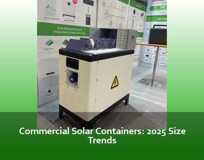 Commercial Solar Containers: 2025 Size Trends