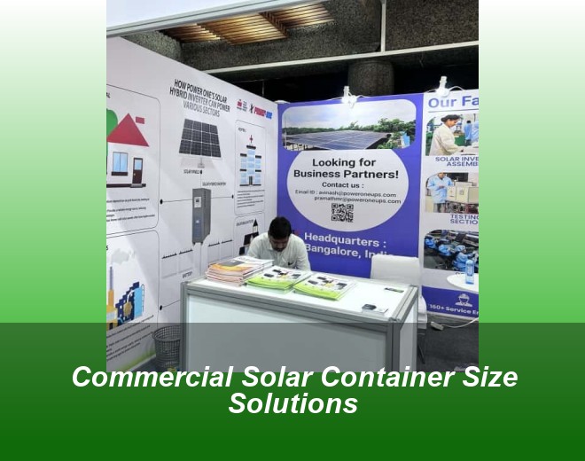 Commercial Solar Container Size Solutions