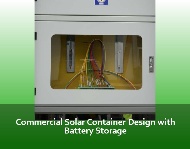 Commercial Solar Container Design with Battery Storage