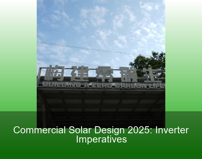 Commercial Solar Design 2025: Inverter Imperatives