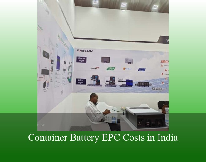 Container Battery EPC Costs in India