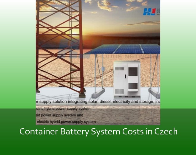 Container Battery System Costs in Czech