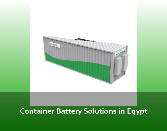 Container Battery Solutions in Egypt