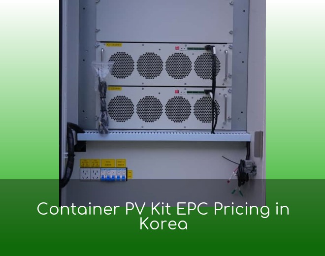 Container PV Kit EPC Pricing in Korea