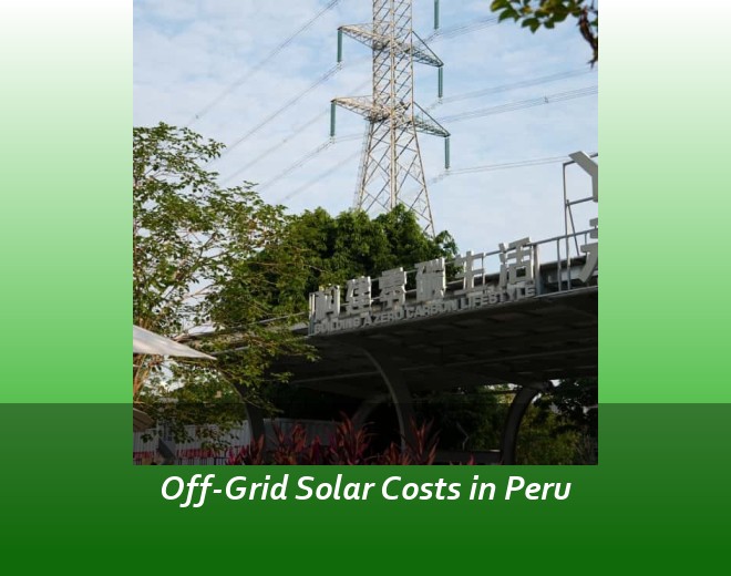 Off-Grid Solar Costs in Peru