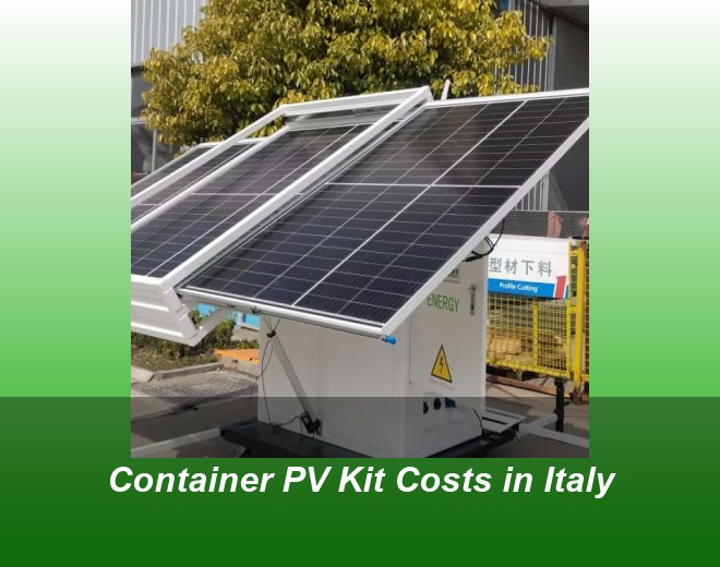 Container PV Kit Costs in Italy
