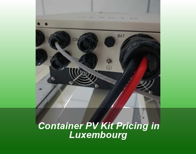 Container PV Kit Pricing in Luxembourg