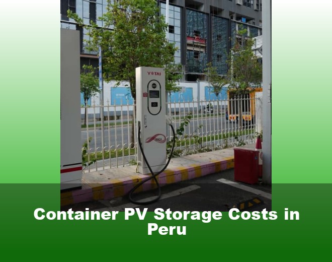 Container PV Storage Costs in Peru