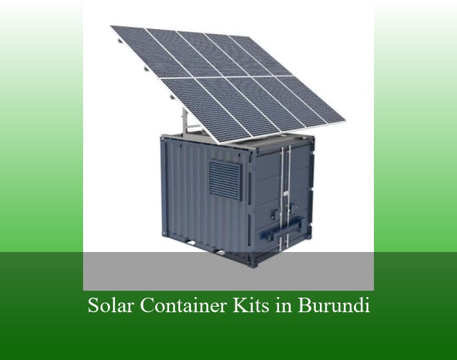 Solar Container Kits in Burundi