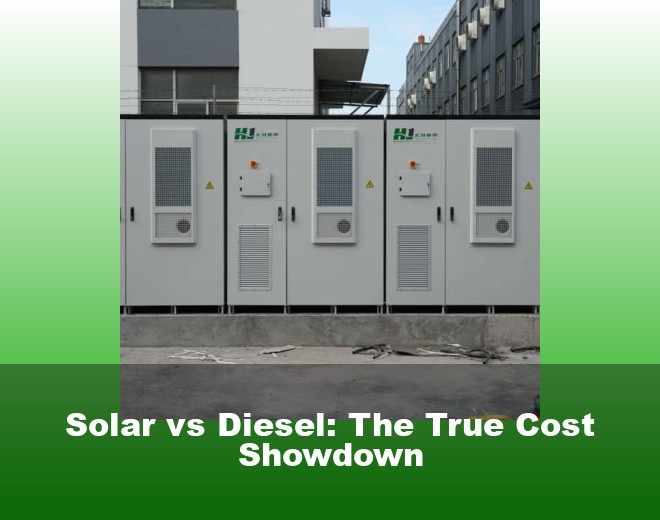 Solar vs Diesel: The True Cost Showdown