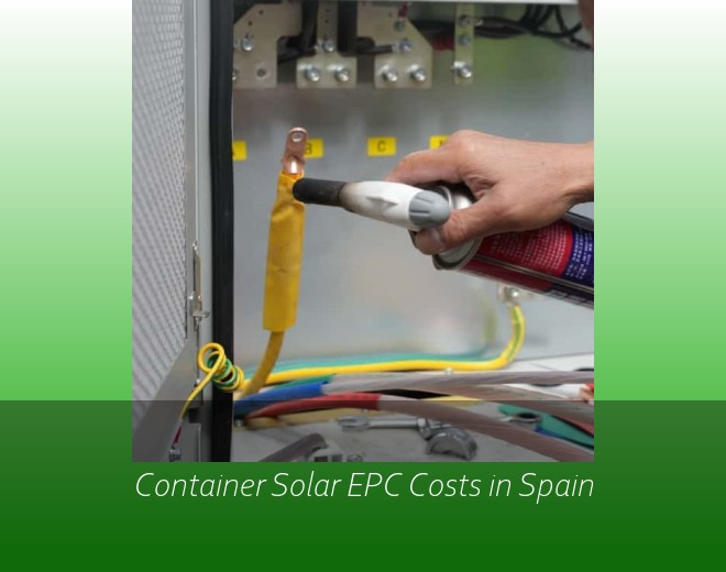Container Solar EPC Costs in Spain