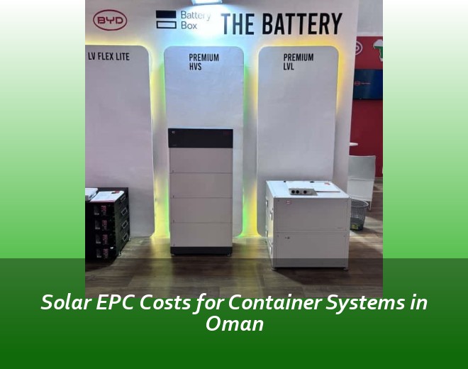 Solar EPC Costs for Container Systems in Oman